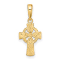 Load image into Gallery viewer, 14K Celtic Cross w/Eternity Circle Pendant
