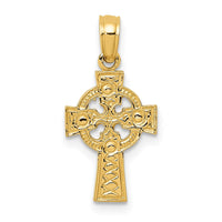 Load image into Gallery viewer, 14K Celtic Cross w/Eternity Circle Pendant
