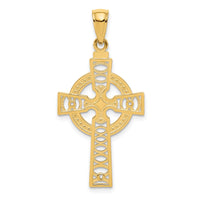Load image into Gallery viewer, 14K Celtic Cross with Eternity Circle Pendant

