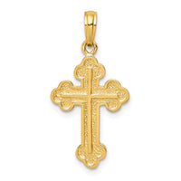 Load image into Gallery viewer, 14K Budded Cross Pendant
