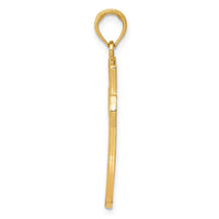 Load image into Gallery viewer, 14K Diamond-cut Beveled Edges Cross Pendant
