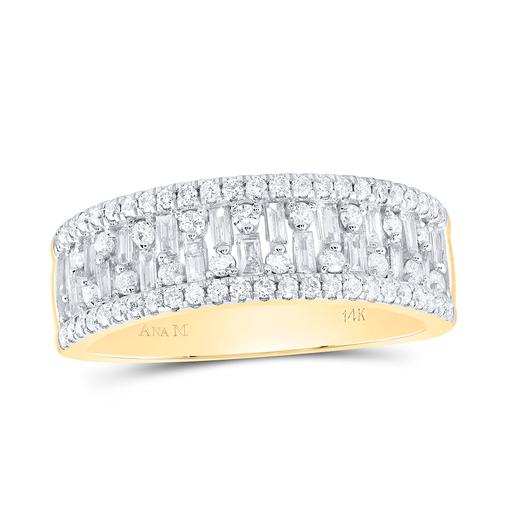 3/4CTW-DIA ANA M FASHION BAGUETTE RING