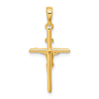 Load image into Gallery viewer, 14K Stick Style Crucifix Pendant
