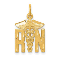 Load image into Gallery viewer, 14k RN Nurse Charm
