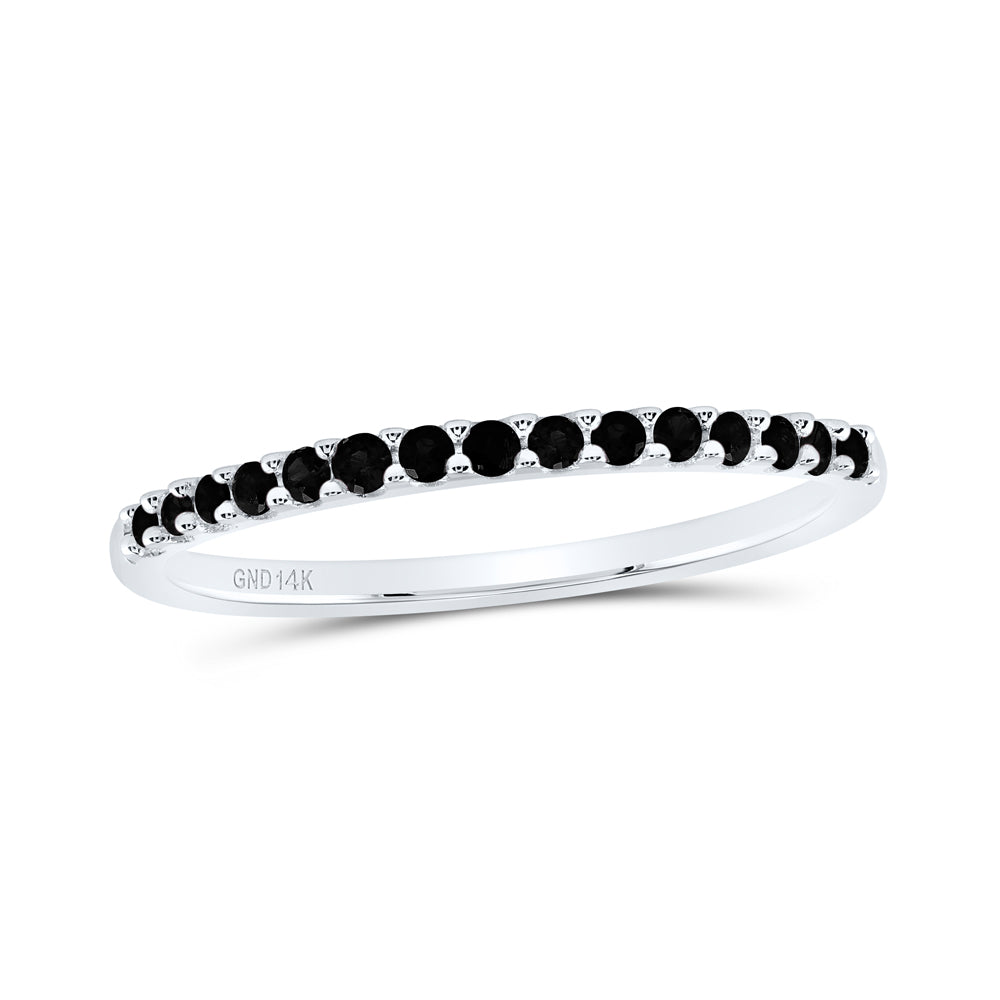 1/6CT-DIA BLACK DIAMOND GIFT LADIES BAND