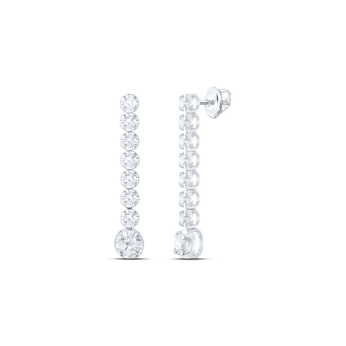 5/8CTW-DIA ANA M TENNIS EARRING
