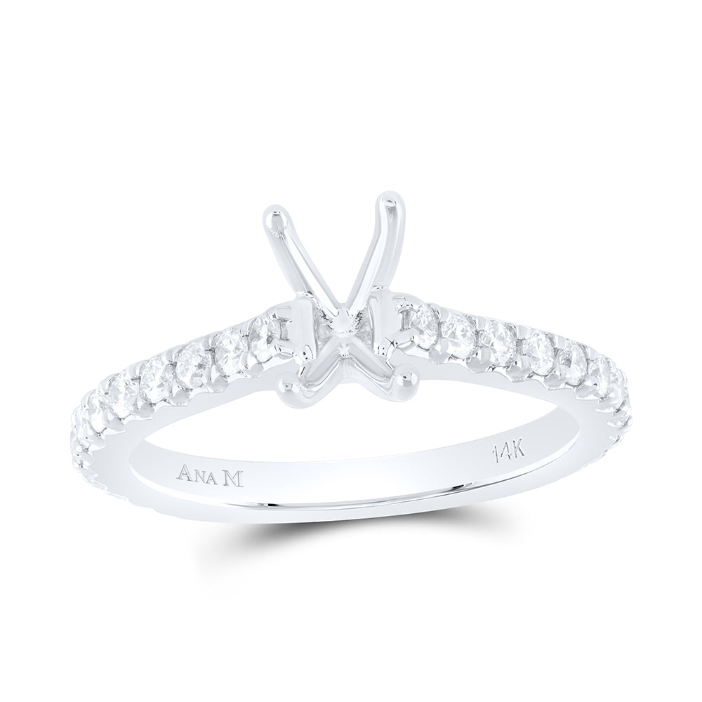 5/8CTW-DIA ANA M 1CT-COV SEMI-MOUNT NO HALO ENG RING