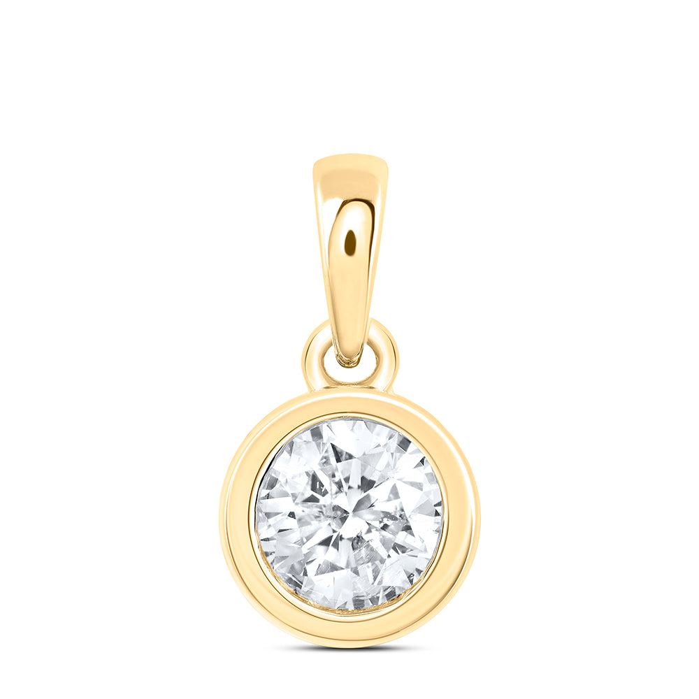 3/4CTW-DIA EXCELLENT STUD SOLITAIRE PENDANT