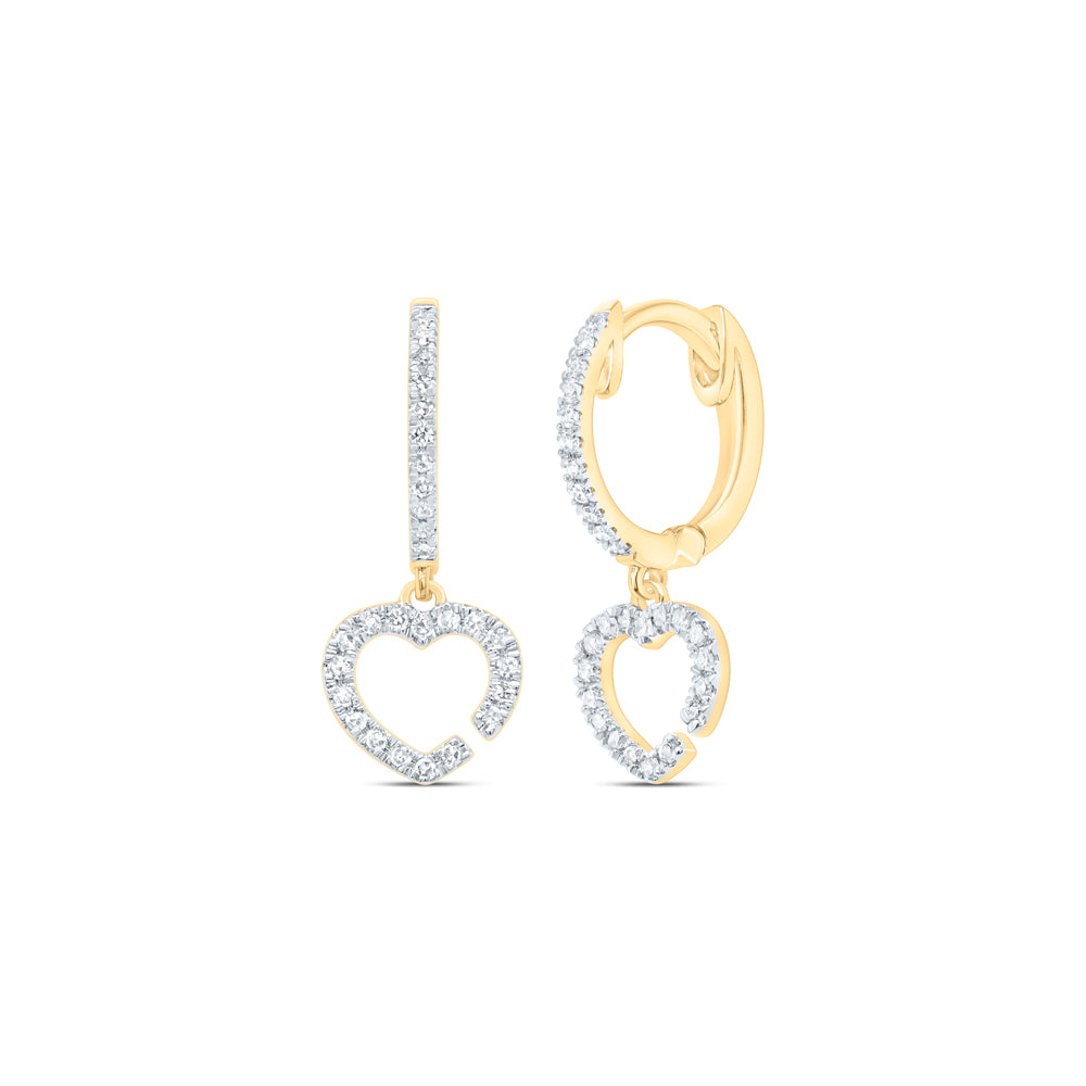 1/6CTW-DIA CN FASHION DANGLING EARRING