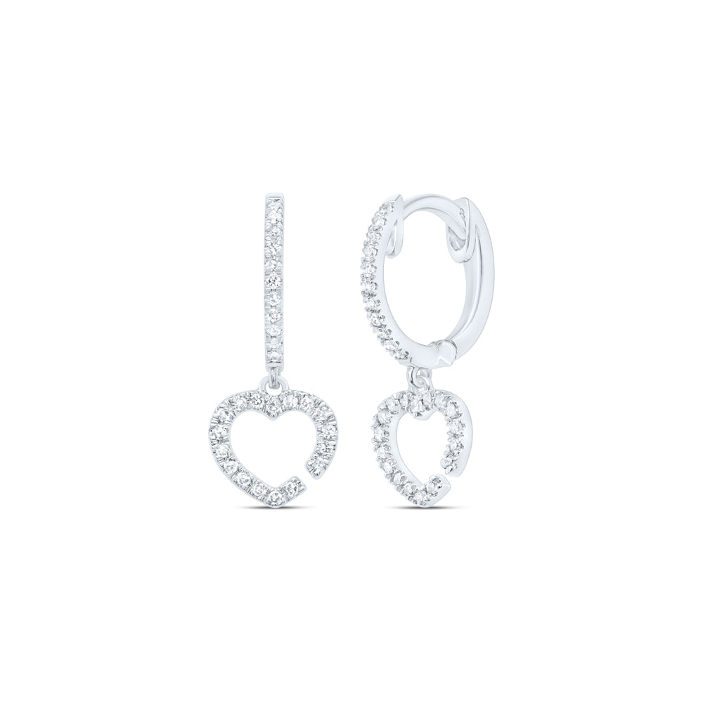 1/6CTW-DIA CN FASHION DANGLING EARRING