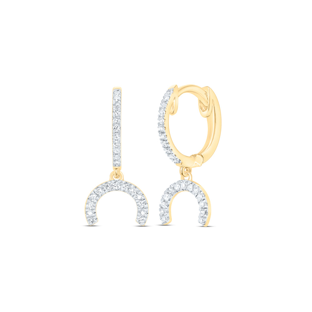 1/6CTW-DIA CN FASHION DANGLING EARRING