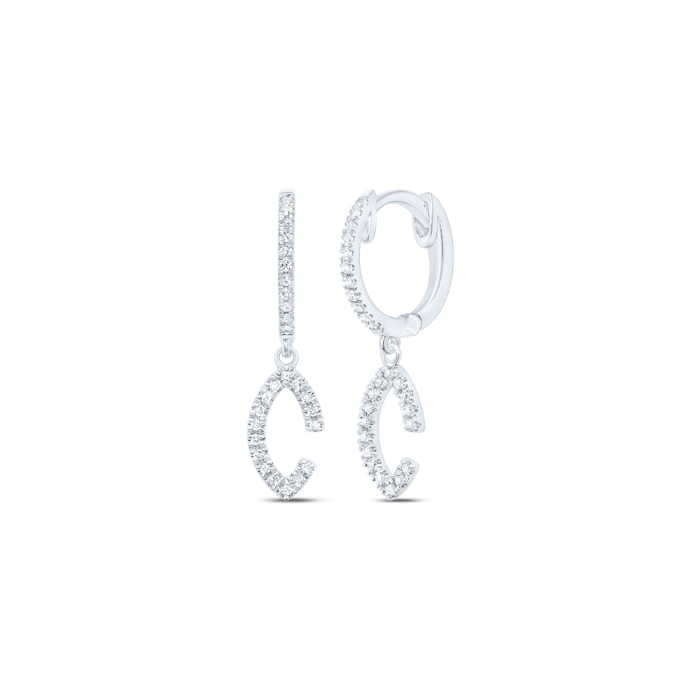 1/6CTW-DIA CN FASHION DANGLING EARRING