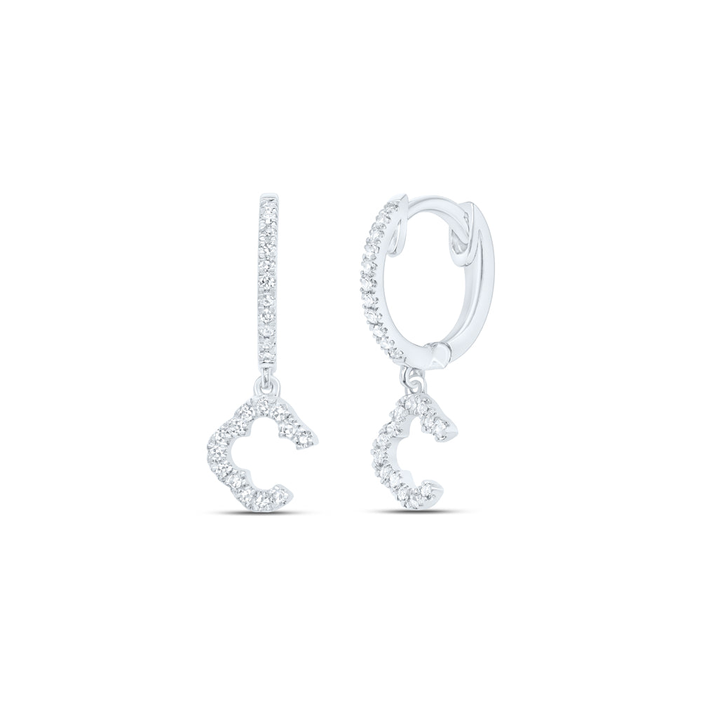 1/6CTW-DIA CN FASHION DANGLING EARRING