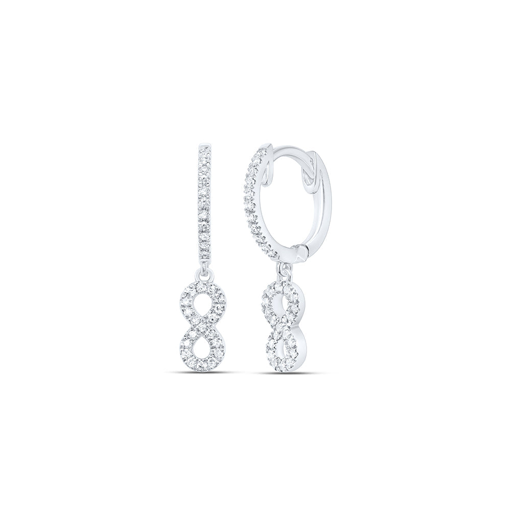 1/6CTW-DIA CN FASHION DANGLING EARRING