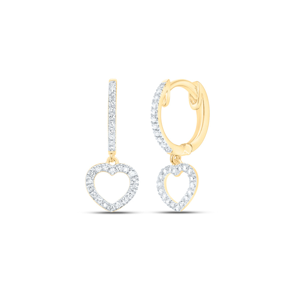 1/6CTW-DIA CN FASHION DANGLING EARRING