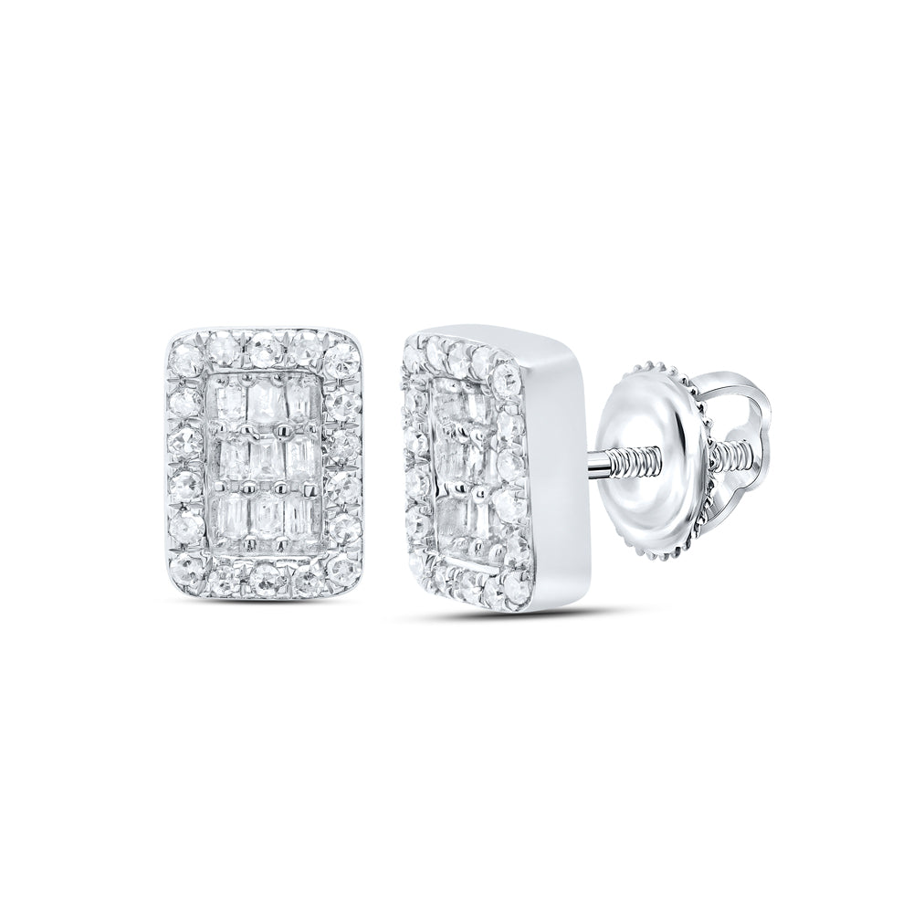 1/5CTW-DIA P1 GIFT EMERALD BAGUETTE EARRING