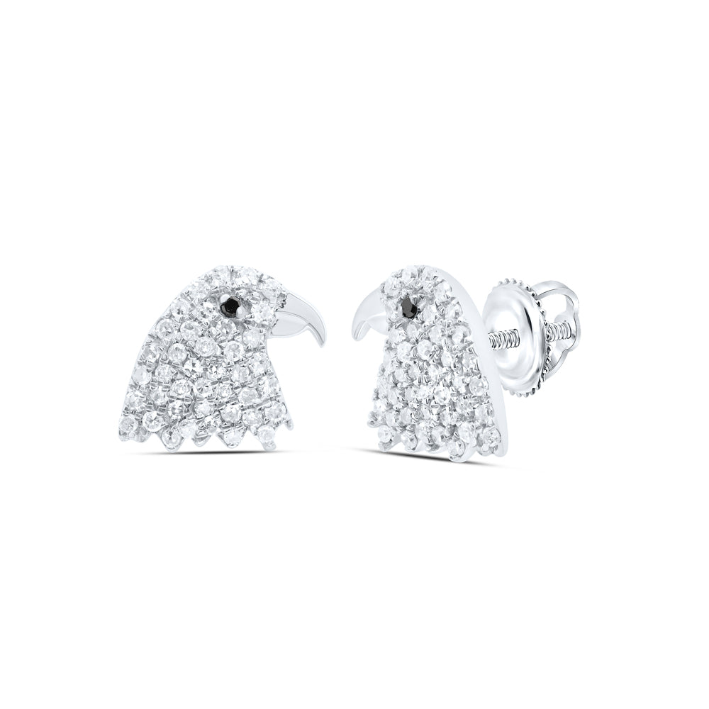 1/5CTW-DIA P1 GIFT RD-BLACK DIAMOND EARRING