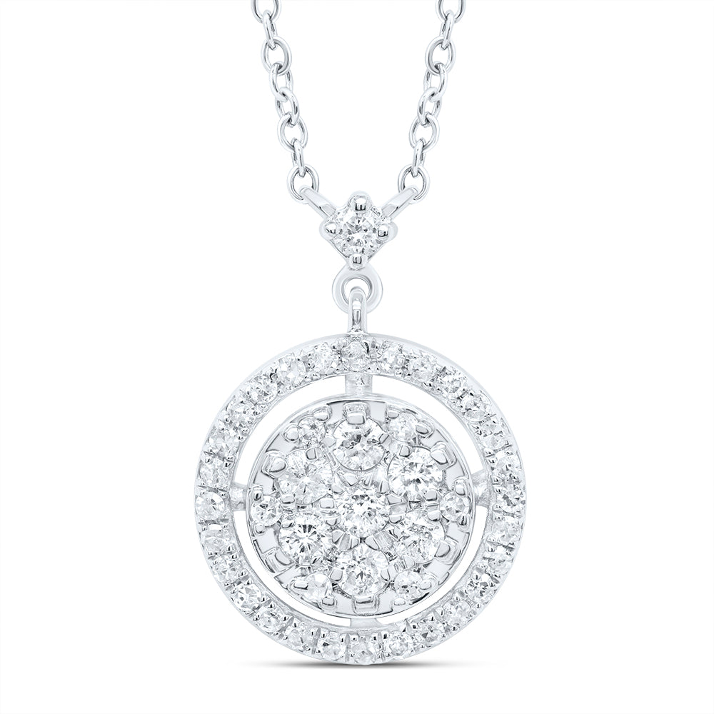 1/3CTW-DIA P1 GIFT ROUND NECKLACE (18 INCH)
