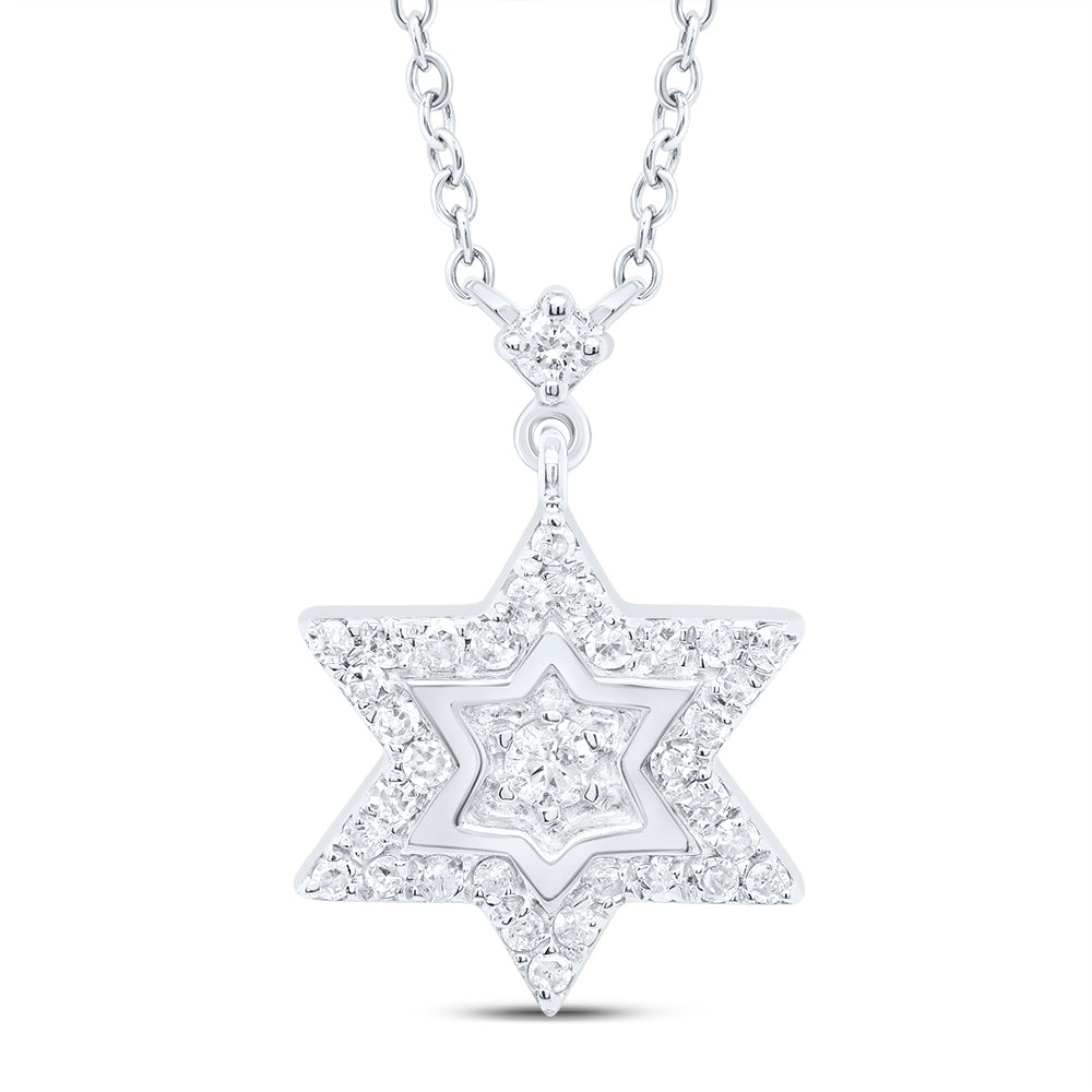 1/5CTW-DIA P1 GIFT STAR NECKLACE (18 INCH)