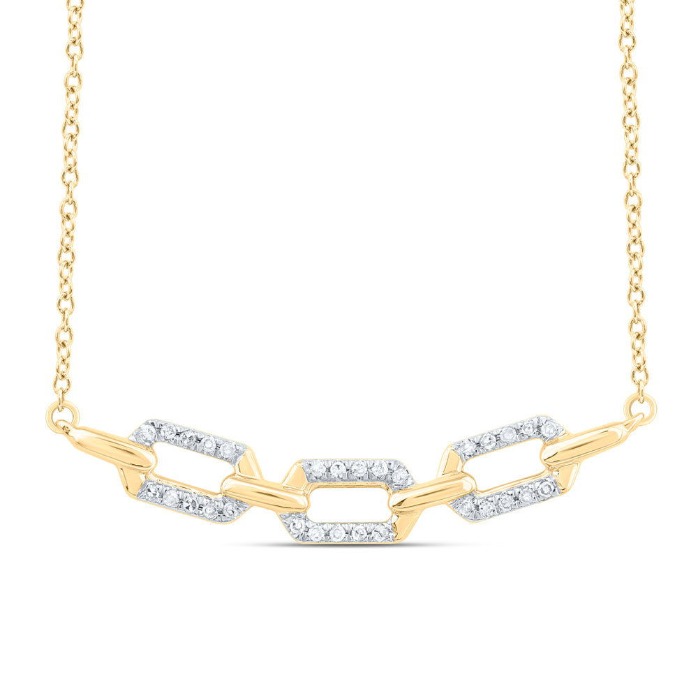 1/8 CTW-DIA CN FASHION NECKLACE(18 INCH)