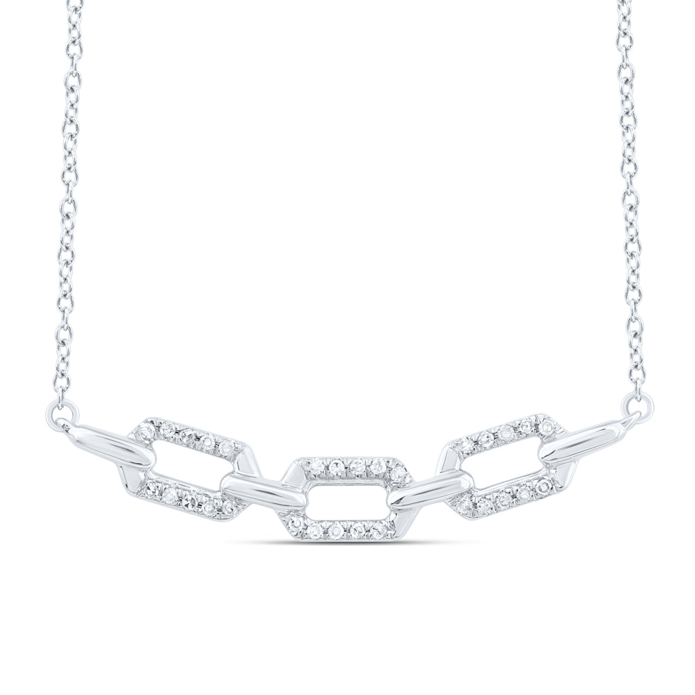 1/8 CTW-DIA CN FASHION NECKLACE(18 INCH)