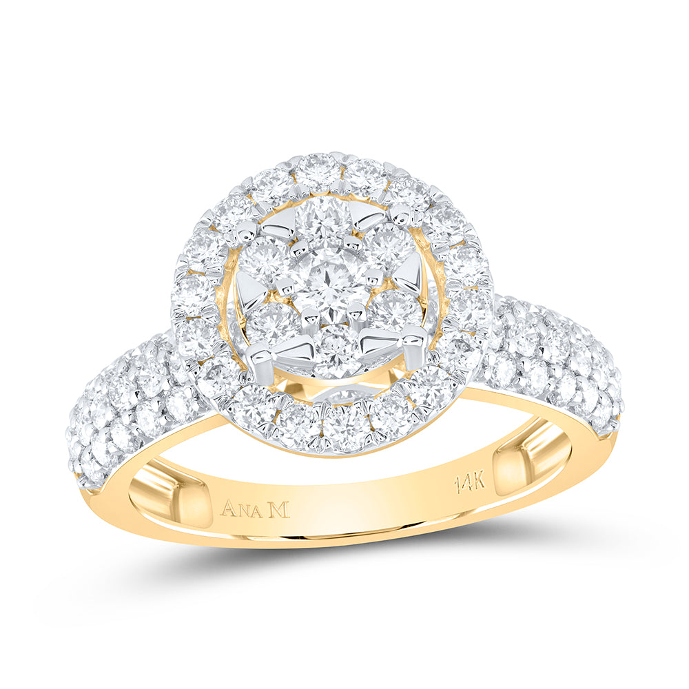 1 3/8CTW-DIA ANA M FASHION RING