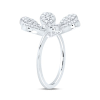 Load image into Gallery viewer, 1 1/4CTW-DIA ANA M FLOWER FASHION RING
