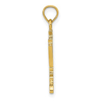 Load image into Gallery viewer, 14K Menorah Pendant
