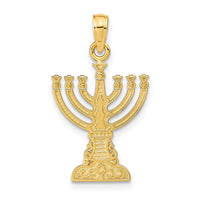 Load image into Gallery viewer, 14K Menorah Pendant

