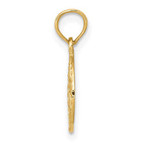 Load image into Gallery viewer, 14K Star of David in Circle Frame Pendant
