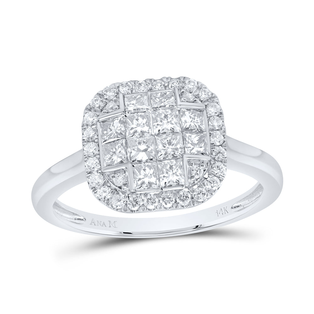 7/8CTW-DIA CN FASHION CUSHION RING