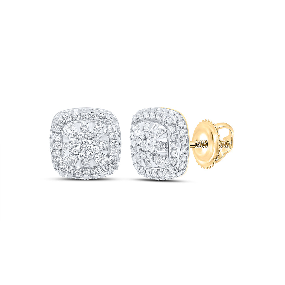3/4CTW-DIA ANA M FASHION CUSHION EARRING