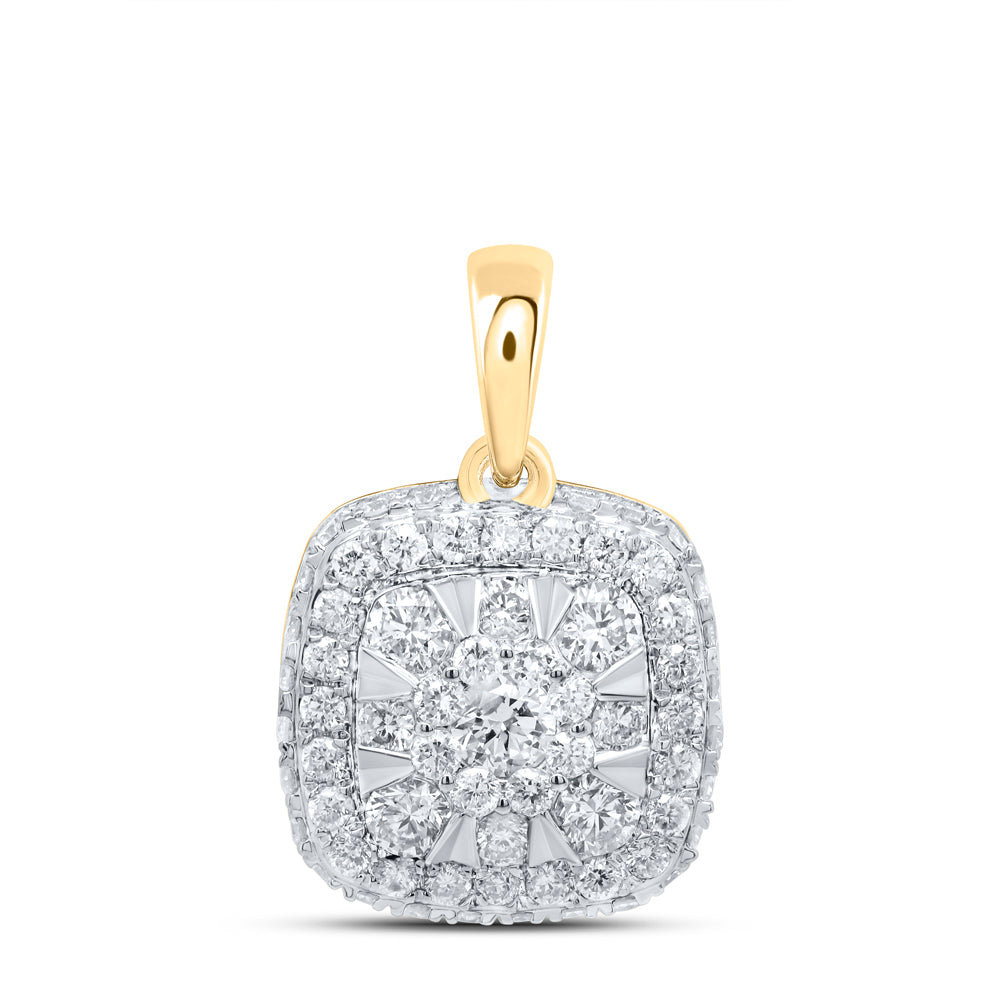 1/2CTW-DIA ANA M FASHION CUSHION PENDANT