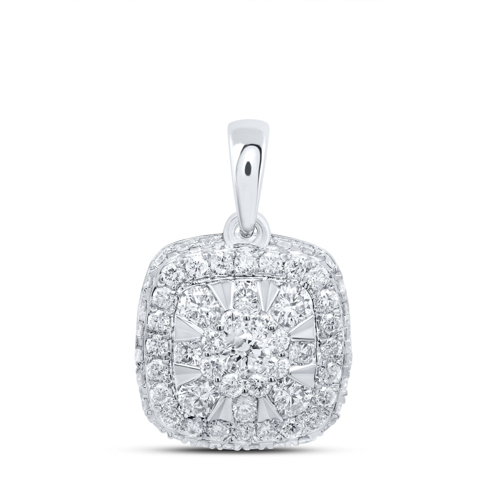 1/2CTW-DIA ANA M FASHION CUSHION PENDANT
