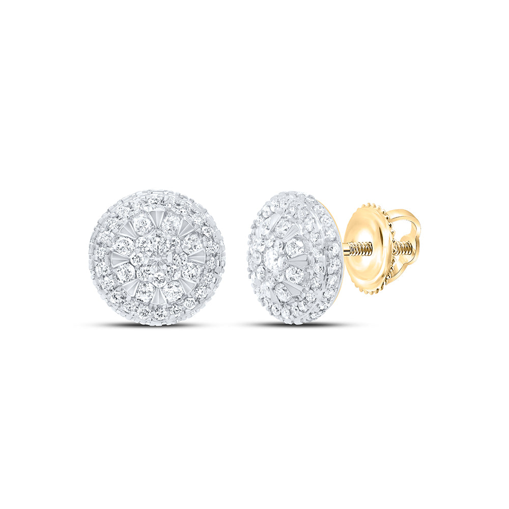 3/4CTW-DIA ANA M FASHION ROUND EARRING