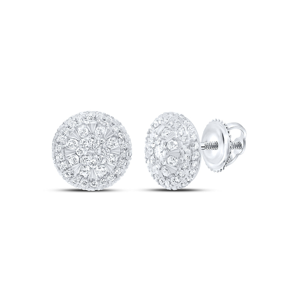 3/4CTW-DIA ANA M FASHION ROUND EARRING