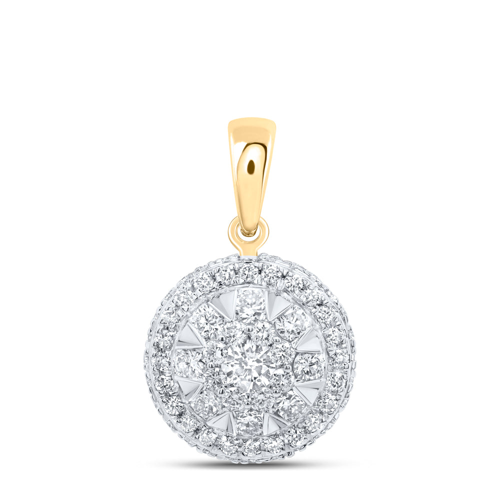 1/2CTW-DIA ANA M FASHION ROUND PENDANT