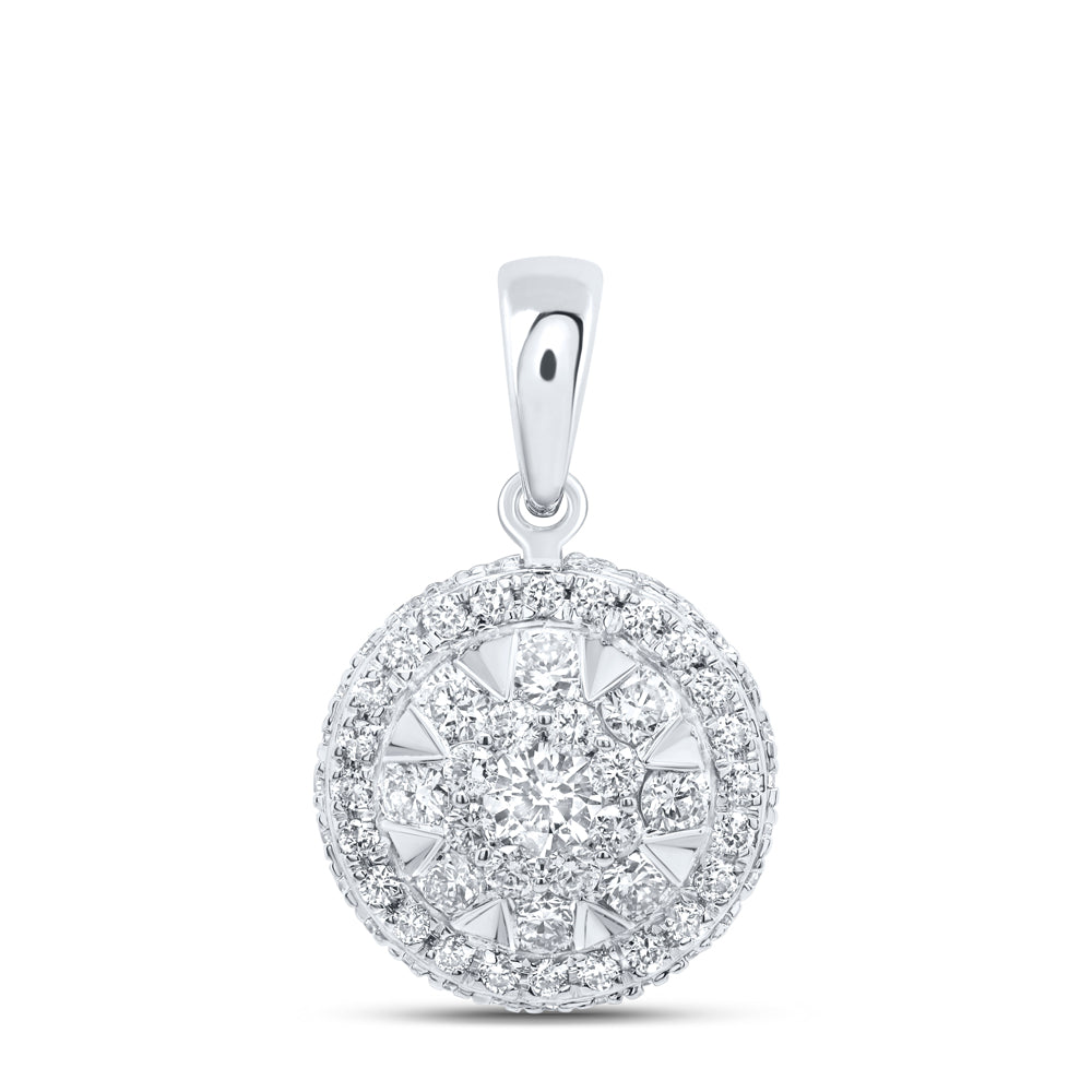 1/2CTW-DIA ANA M FASHION ROUND PENDANT