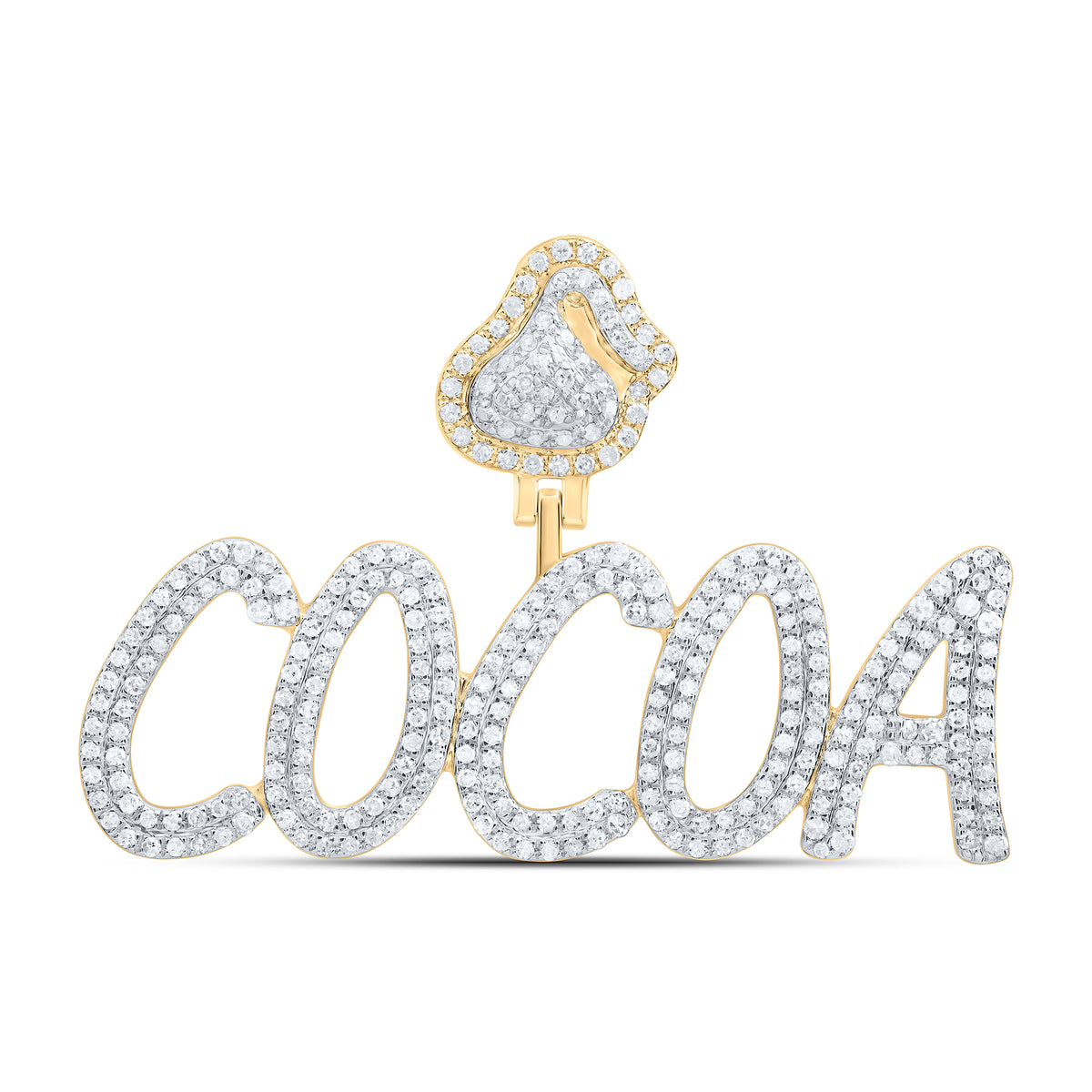 1 1/3CTW DIA P1 ?COCOA? PENDANT