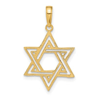 Load image into Gallery viewer, 14K Star of David Pendant
