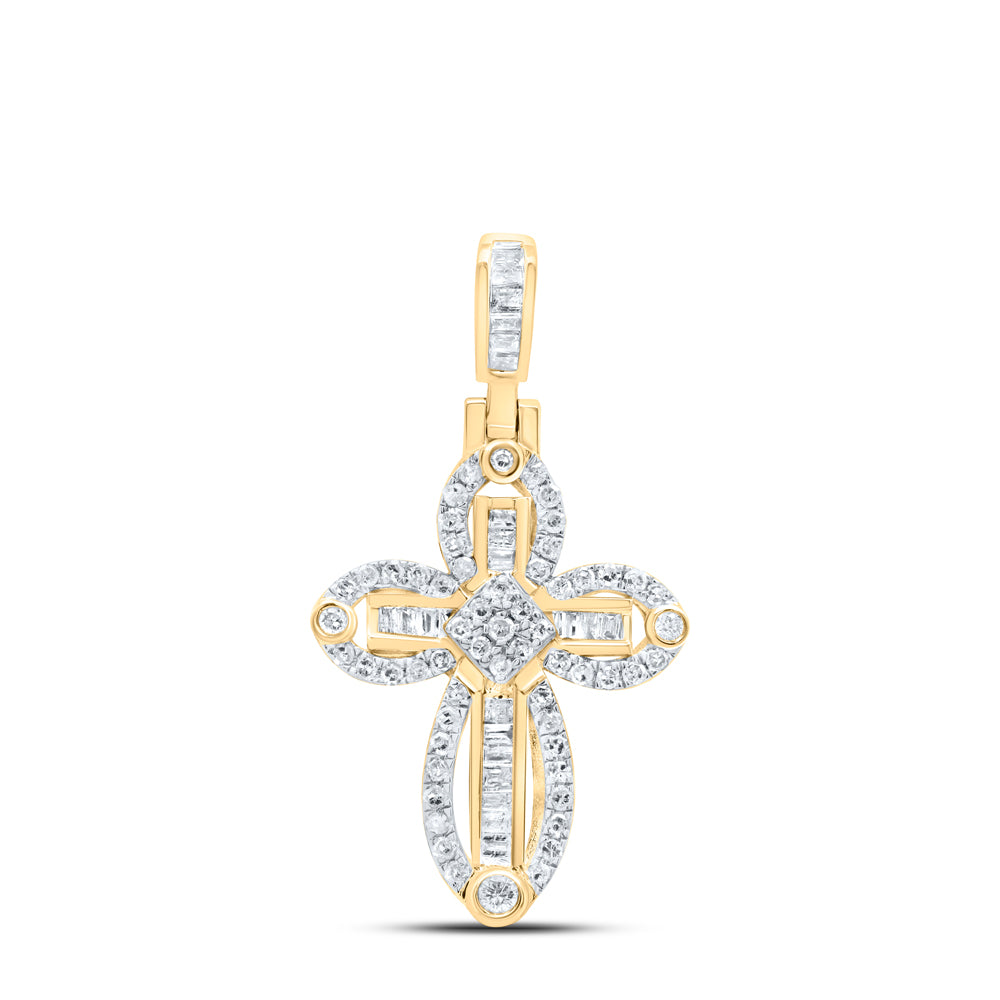 1/2CTW-DIA P1 GIFT CROSS PENDANT