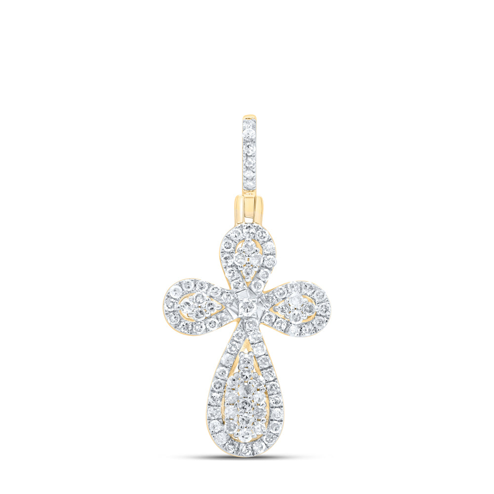 1/2CTW-DIA P1 GIFT CROSS PENDANT