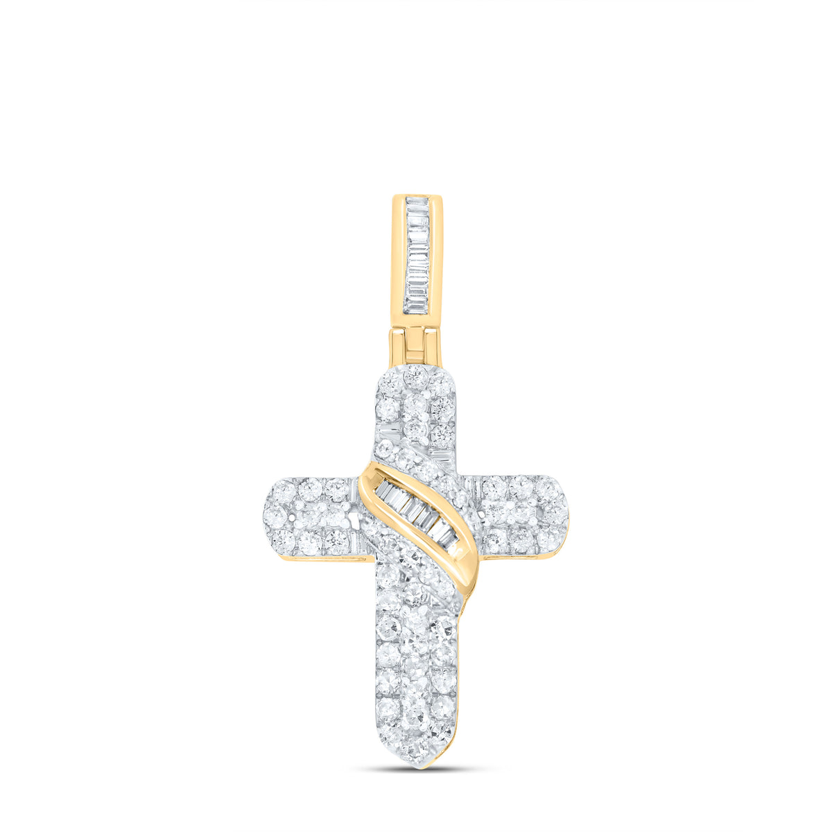 1/2CTW-DIA P1 GIFT CROSS PENDANT