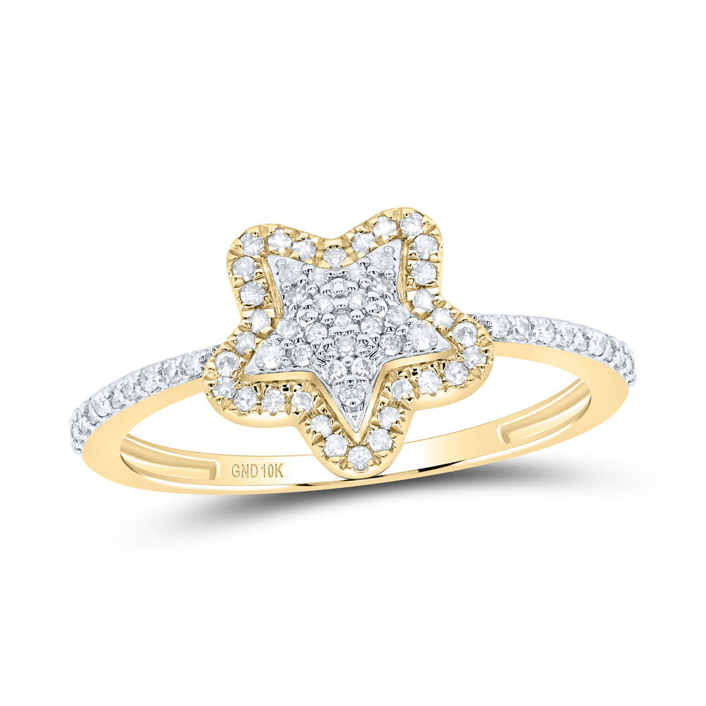 1/4CTW-DIA P1 GIFT STAR RING