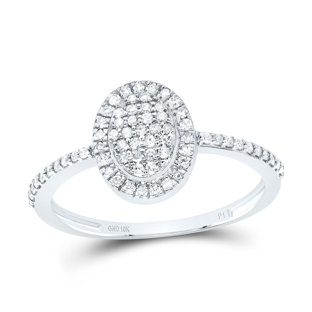 1/4CTW-DIA P1 GIFT OVAL RING