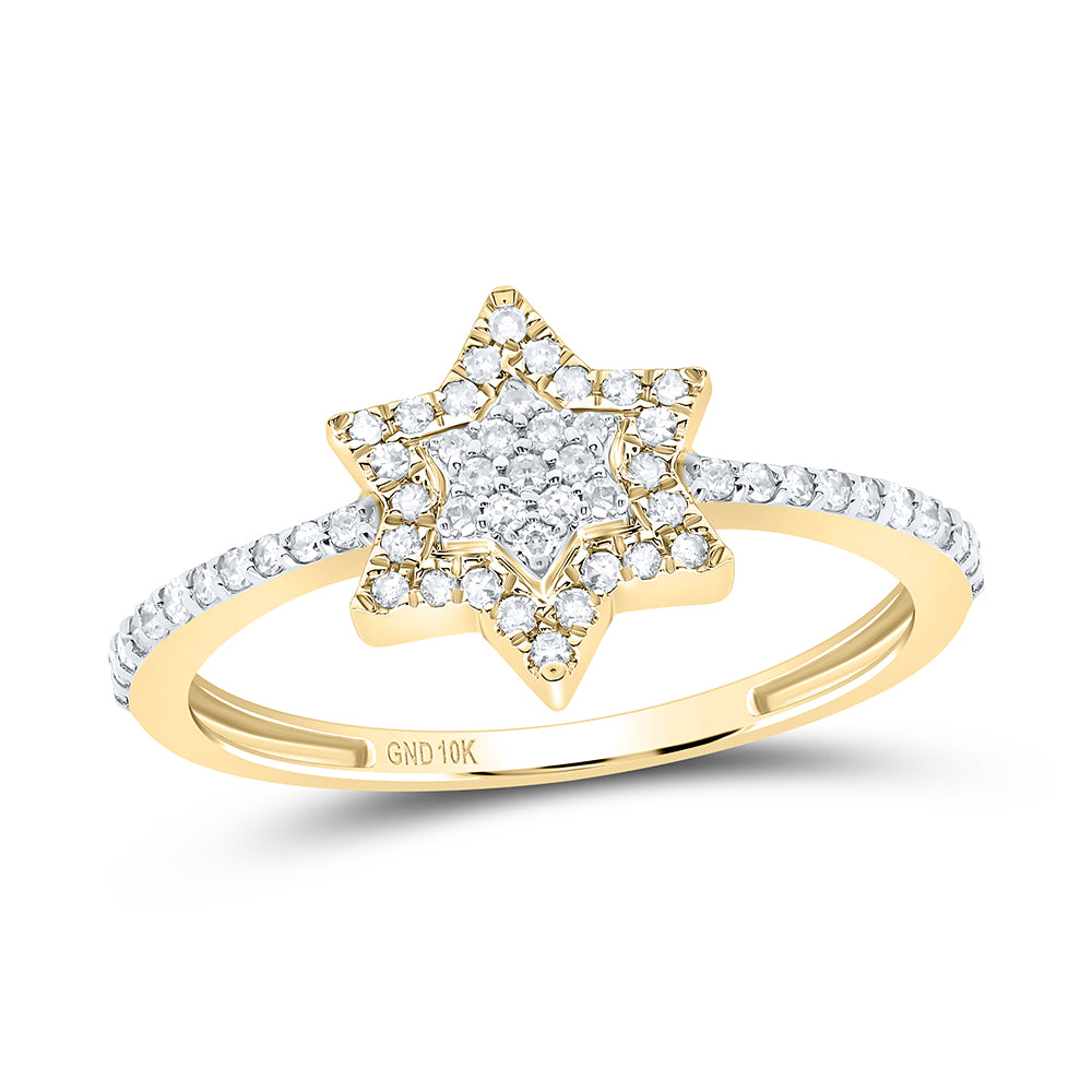 1/5CTW-DIA P1 GIFT STAR RING