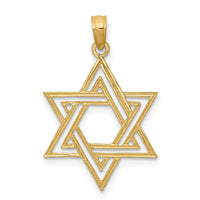 Load image into Gallery viewer, 14K Star of David Pendant
