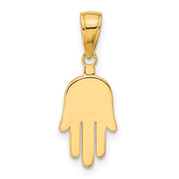 Load image into Gallery viewer, 14K Large Solid Hamsa Pendant
