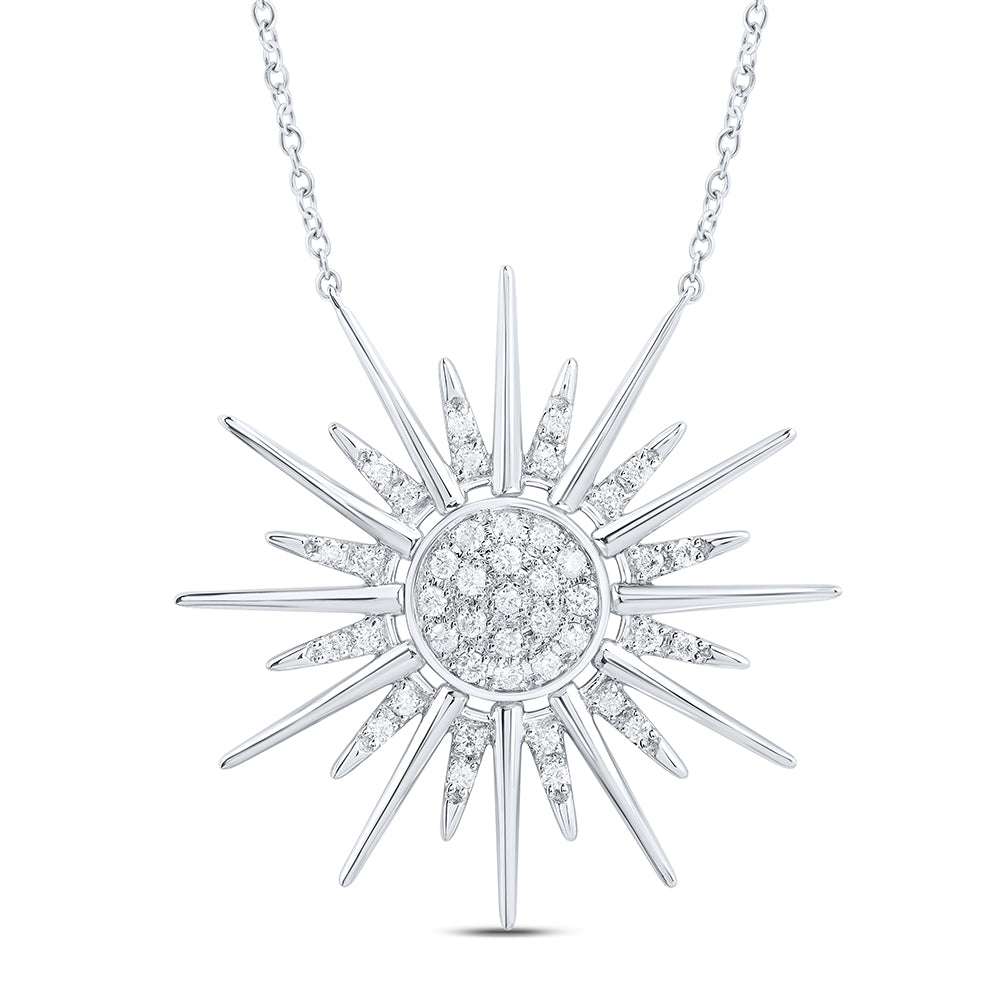 1/4CTW-DIA CN FASHION TWINKLE NECKLACE (18 INCH)