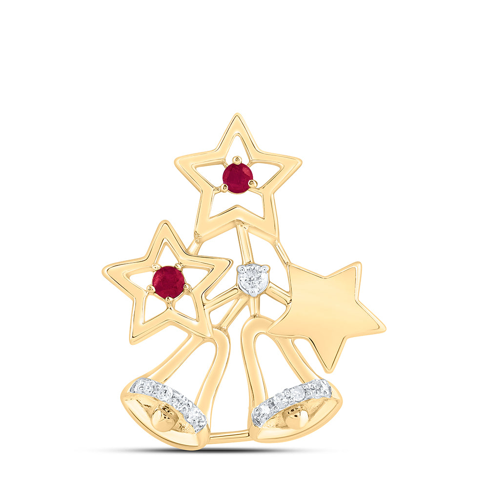 1/20CTW-DIA P1 1.6MM-1.8MM-RD-RU NAT GEM PENDANT